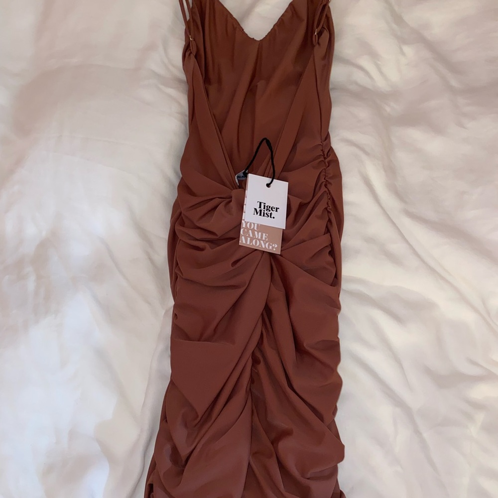 Elegant Ruched Dress - Picture 2 of 3